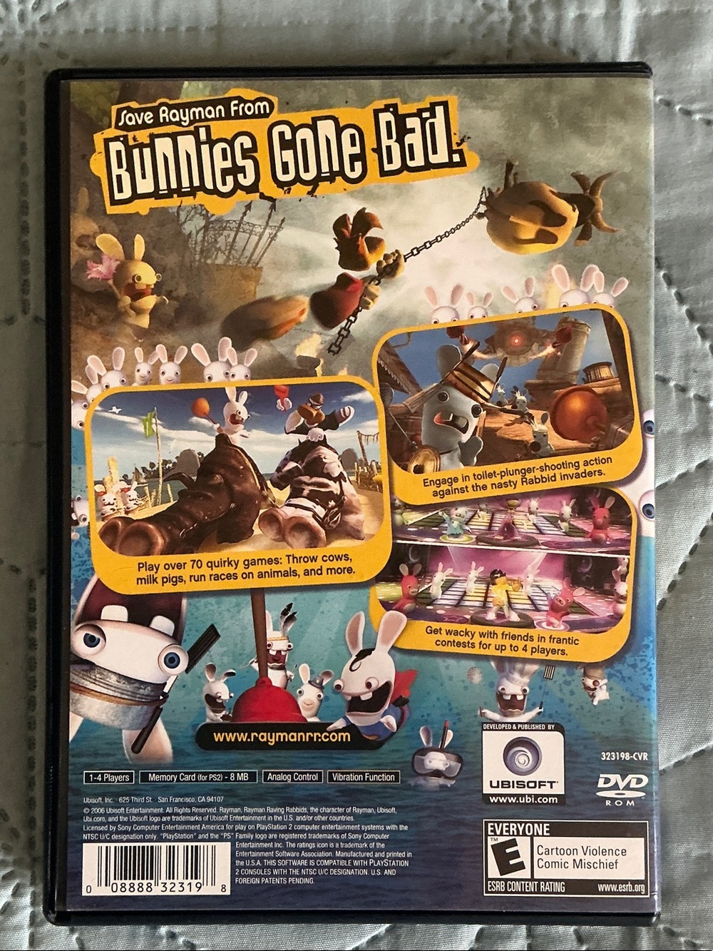 Rayman Raving Rabbids (PlayStation 2) - Picture 2 of 3